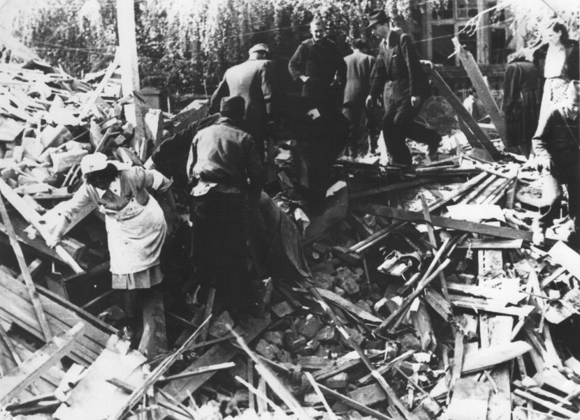 Savezničko bombardovanje Beograda 1944, Drugi svetski rat, Dorćol, Srpska istorija