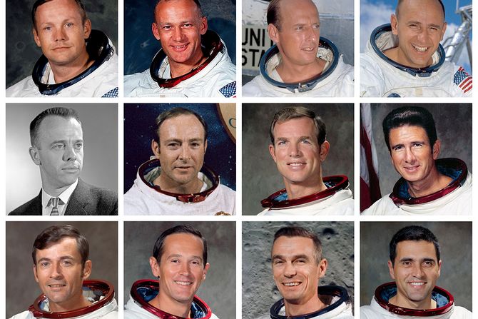 Fotografije 12 ljudi koji su hodali po Mesecu, sa više Apolo misija