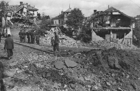 Beograd posle bombardovanja, 1944 - Pašino (Lekino) Brdo uskrs
