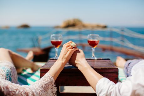 Crnogorska plaža, vino