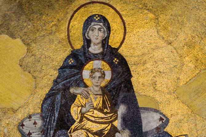 Aja Sofija, Bogorodica, Isus Hrist, Vizantija, Romejsko carstvo, Vizantinci, Grčka istorija, Romeji, Istočno rimsko carstvo
