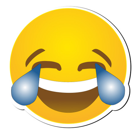 Emotikon koji plače od smeha