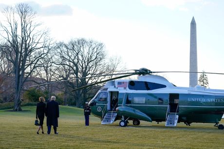 Bela kuća, Donald Tramp napuštanje Bela kuća, Donald Tramp napuštanje