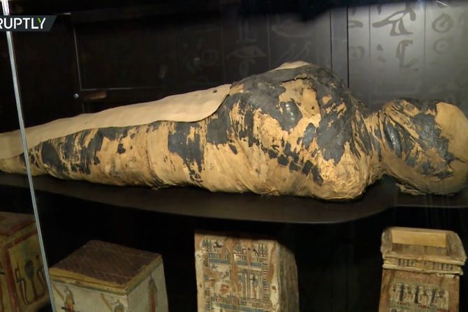 Trudna mumija. Posmrtni ostaci najverovatnije pripadaju ženi koja je poticala iz višeg staleža