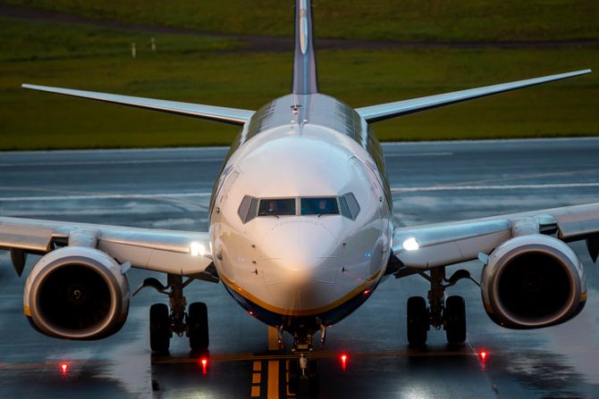 Rajaner Ryanair avion Minsk Belorusija