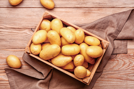 Krompir, gajba krompira, gajba