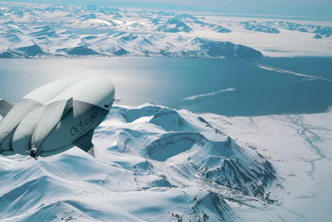 OceanSky, Norge, letelica, Severni pol OceanSky, Norge, letelica, Severni pol