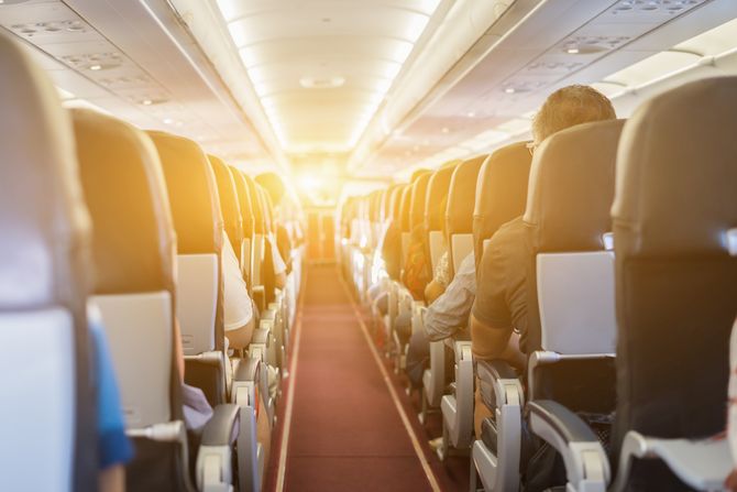 Avion, putovanja, sedišta u avionu