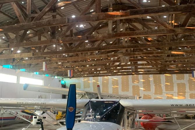 Ostecenja u Aero klubu Kraljevo posle nevremena