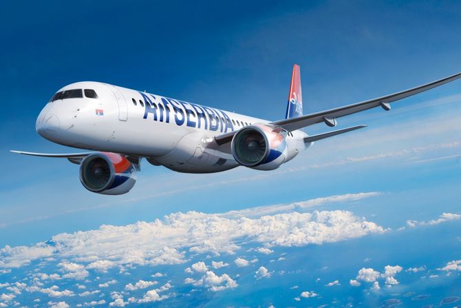 Air Serbia Embraer E195 Air Serbia Embraer E195