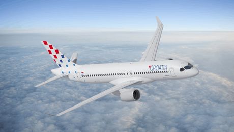 Croatia Airlines Airbus A220 Croatia Airlines Airbus A220