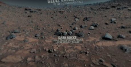 greben gediz valis, mars, kjuriositi