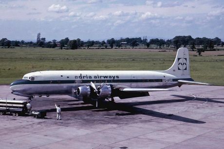 Avion Douglas DC 6 of Adria Airways