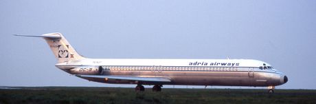 Avion U AJT DC 9 51 Adria Airways STN