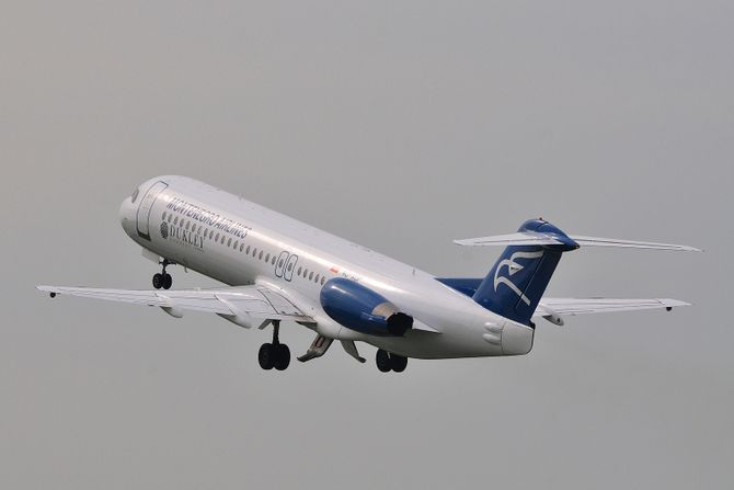 Montenegro Airlines Fokker 100 Montenegro Airlines Fokker 100