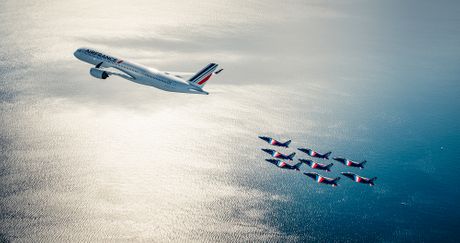 A350 et Patrouille de France A350 et Patrouille de France