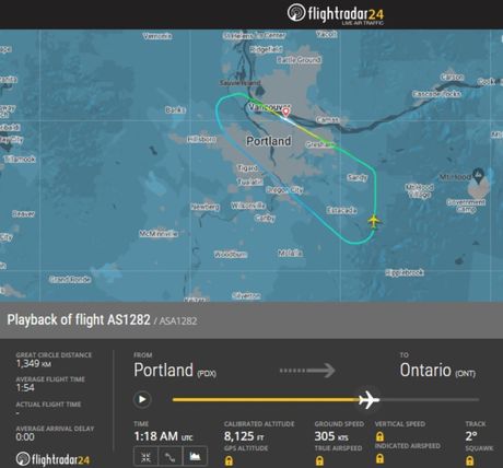 Let Alaska Airlines AS1282 Let Alaska Airlines AS1282