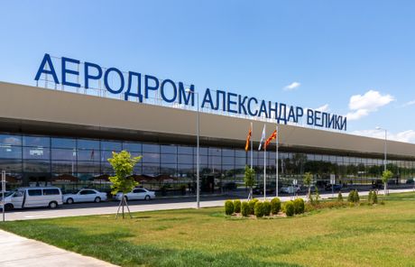 Severna Makedonija, aerodrom, Aleksandar Makedonski, Skoplje, Skopje airport Severna Makedonija, aerodrom, Aleksandar Makedonski, Skoplje, Skopje airport