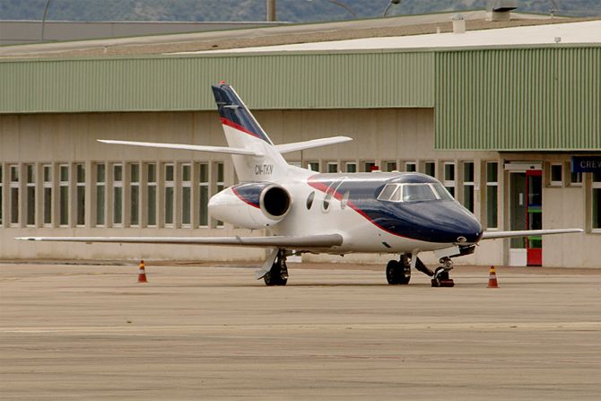 Dassault Falcon 10 CN-TKN