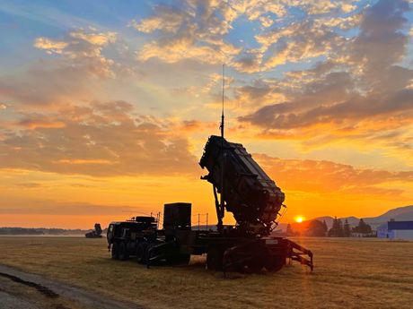 Patriot missile launcher Patriot missile launcher