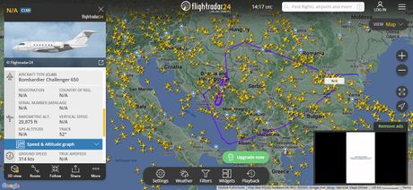 Let koji je obavio Artemis 1 u regionu - Flightradar24