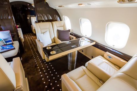 Bombardier Global Express XRS unutrašnjost aviona Bombardier Global Express XRS unutrašnjost aviona