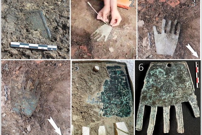 Bronzana ruka stara 2.000 godina prekrivena misterioznim spisima