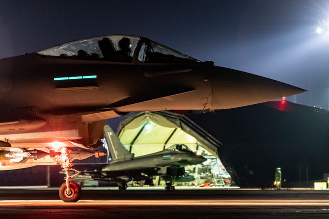 Eurofighter Typhoon RAF  Akrotri