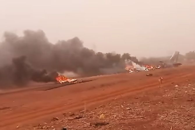 Avion pad nesreća Yida Sudan