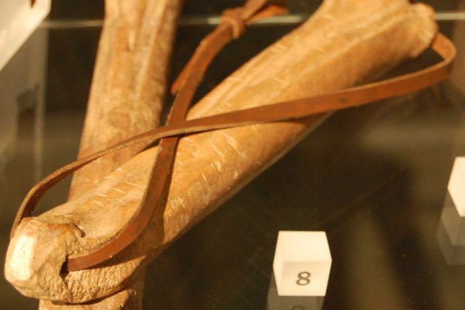 srednjovekovne klizaljke od kosti