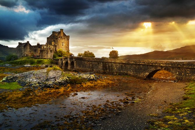 Eilean Donan zamak, Škotska