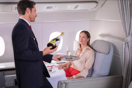 La Premiere cabin Air France Er Frans