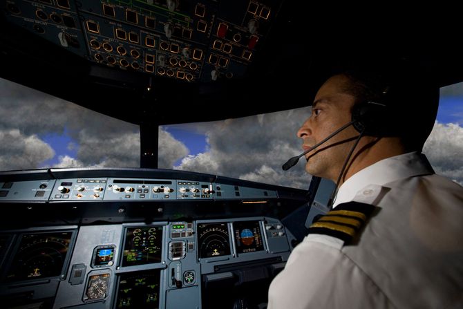 CAE Airbus A320 simulator CAE Airbus A320 simulator