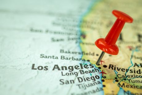 Los Anđeles Los Angeles  mapa