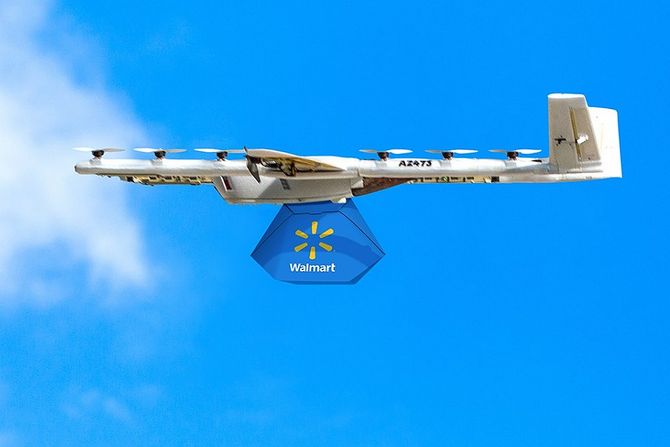 Walmart drone Walmart drone