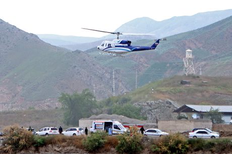 Iran, helikopter, predsednik