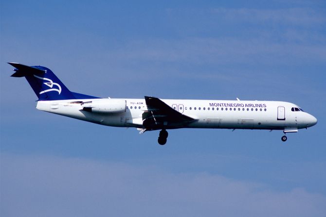 F100 Montenegro Airlines F100 Montenegro Airlines