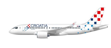 Croatia Airline vizuelni identitet A220