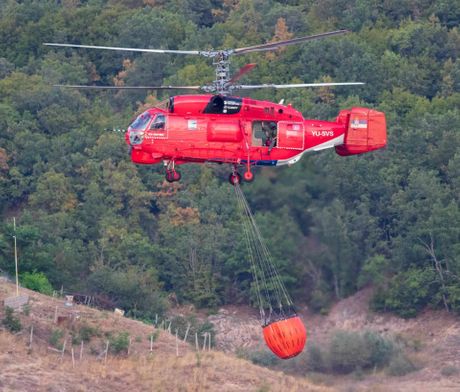 Severna Makedonija pozari helikopteri