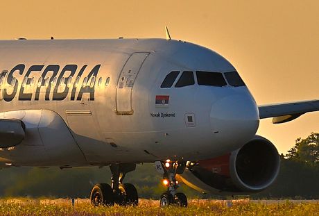 YU APC A319 crop Air Serbia YU APC A319 crop Air Serbia