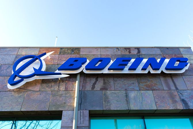 Boeing logo Boeing logo