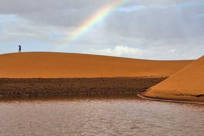 Sahara pustinja voda oaza