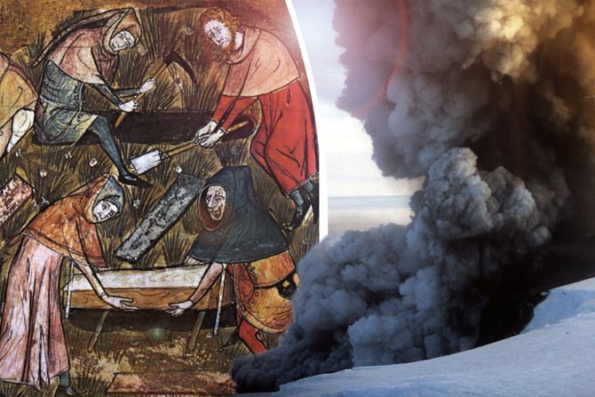 Najgora godina, kuga, erupcija