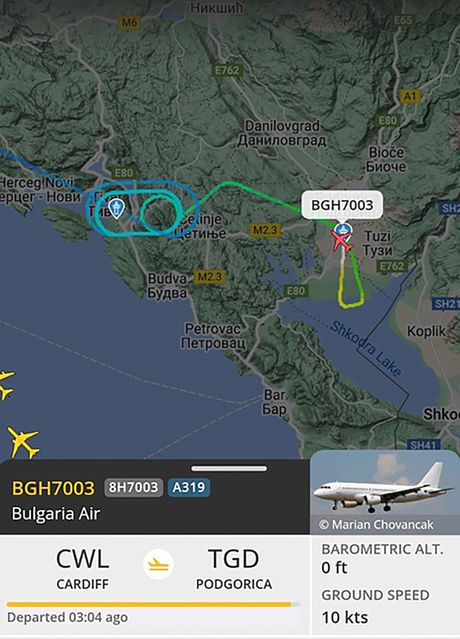 Screenshot FlightRadar24