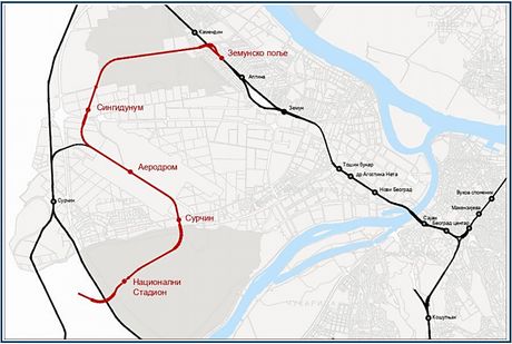 Nova pruga ka Aerodromu i Nacionalnom stadionu Nova pruga ka Aerodromu i Nacionalnom stadionu