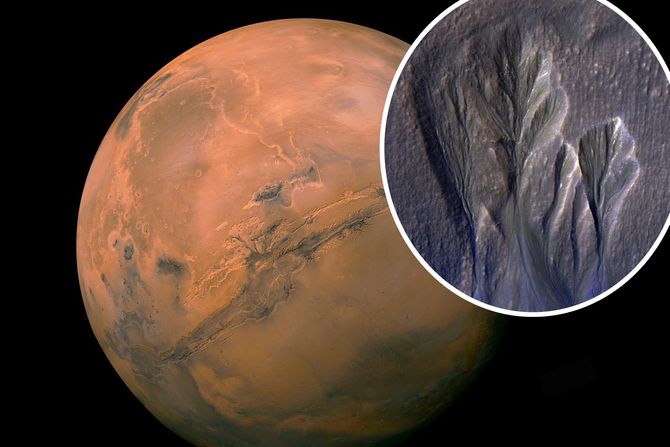 Mars, led, Crvena planeta