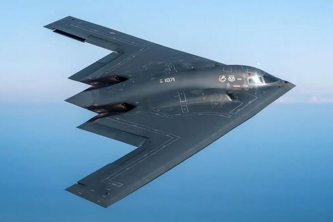 B-2 Spirit stealth bombarder
