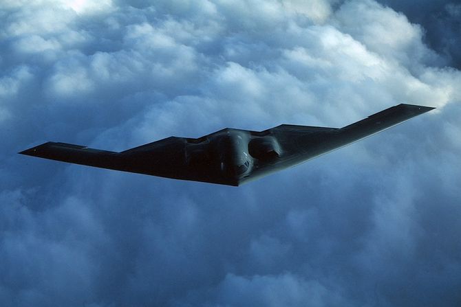 B-2 Spirit stealth bombarder