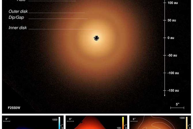 zvezda Vega, disk prašine