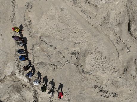 Otisci stopala na jezeru Turkana